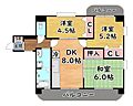 喜多ハイツ213階9.0万円