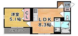 阪神本線 新在家駅 徒歩5分 3階/-