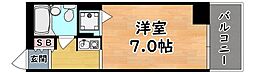 ヴェルドール王子公園 1Kの間取図画像