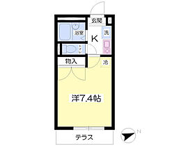 プルニエ 302 ｜ 静岡県牧之原市布引原（賃貸アパート1K・3階・20.28㎡） その2