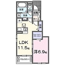 フローリアガーデン 105 ｜ 静岡県島田市稲荷１丁目（賃貸アパート1LDK・1階・44.17㎡） その2