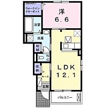 プレジャーケイＢ 106 ｜ 静岡県島田市旭２丁目（賃貸アパート1LDK・1階・48.35㎡） その2