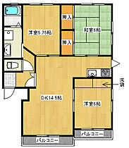 アーデルA 202 ｜ 静岡県焼津市小屋敷（賃貸アパート3LDK・2階・66.73㎡） その2