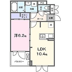 間取図画像 1LDK