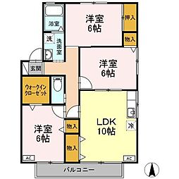 間取図画像 3LDK