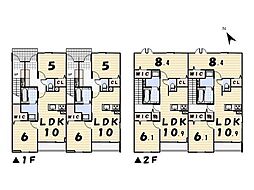 広田ビル 2LDKの間取図画像