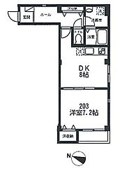 FKハウス 1LDKの間取図画像