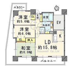 間取図画像 3LDK