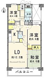 間取図画像 3LDK