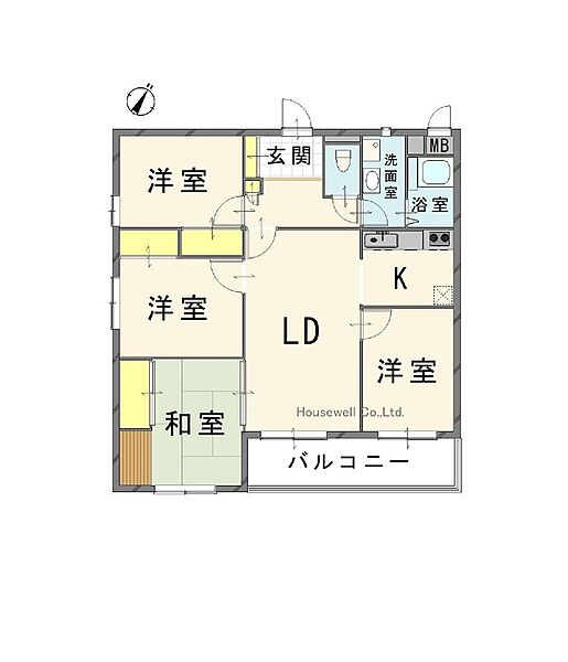 間取りを拡大表示