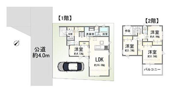 間取りを拡大表示