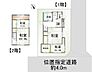 間取り：土地面積：58.31平米、建物面積：43.99平米
