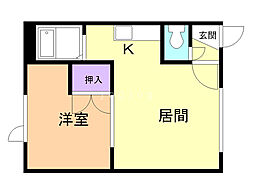 ロイヤルハイム青雲D 2階