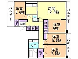 プリンスハイツ木場町弐番館 9階