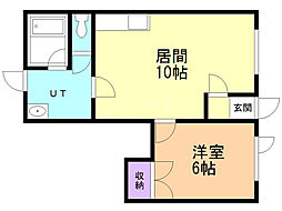 間取図画像 1LDK