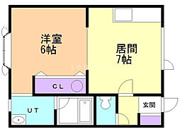 ウエストカーサ 2階