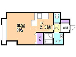 センチュリーパレス表町 1Kの間取図画像