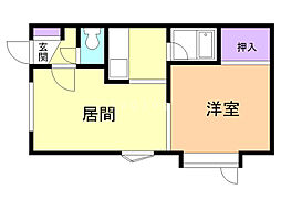 グランドハウスB 2階