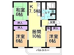 間取図画像 3LDK