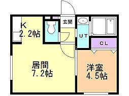 間取図画像 1LDK