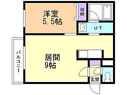 Ｗｅｓｔ　Ｂｌｕｅ（ウエストブルー） 1階/103