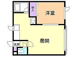 間取図画像 1LDK