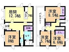 物件の間取り