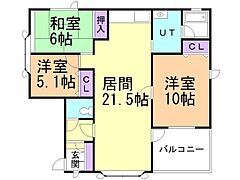 物件の間取り