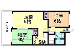 ジェイステージ2 2LDKの間取図画像