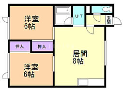 ロイヤルハイム青雲A 2階