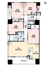 ライオンズシティ高砂 4LDKの間取図画像