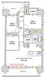 レ・ジェイド南港HANA-TERRACE 6階/-