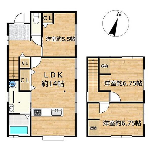 間取りを拡大表示