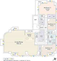 間取図画像 3LDK