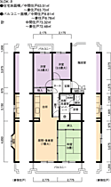 UR徳重  ｜ 愛知県名古屋市緑区乗鞍1丁目（賃貸マンション3LDK・2階・63.51㎡） その2