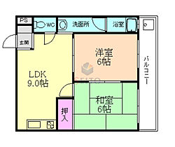 大阪府大阪市淀川区東三国6丁目（賃貸マンション2LDK・5階・40.00㎡） その2