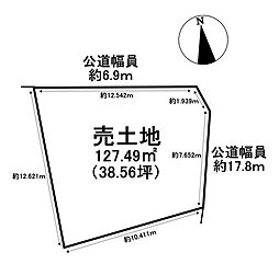 一宮市木曽川町黒田字南新開72-6　売土地