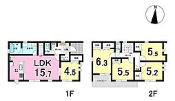 羽島市竹鼻駅 1号棟 新築戸建