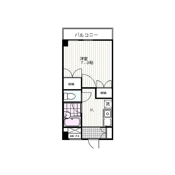 第2渡辺ビル 310｜静岡県駿東郡長泉町下土狩(賃貸マンション1K・3階・24.99㎡)の写真 その2