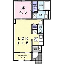 バードヒル 102 ｜ 静岡県駿東郡長泉町南一色（賃貸アパート1LDK・1階・40.03㎡） その2