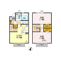 オアシス　コミヤマ 103 ｜ 静岡県御殿場市新橋（賃貸アパート2LDK・1階・65.57㎡） その2