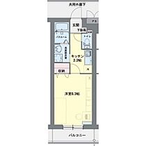 ラフィーネ花畑 204 ｜ 静岡県三島市幸原町1丁目（賃貸マンション1K・2階・27.72㎡） その2