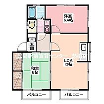 スカイハイツ 202 ｜ 静岡県伊豆の国市御門（賃貸アパート2LDK・2階・53.41㎡） その2