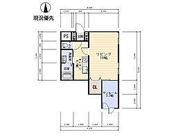 アーツ本庄 1Kの間取図画像