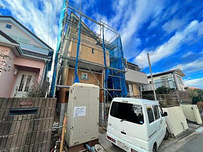 外観：只今建築中ですがモデルハウスがございます。現地の環境からご確認ください