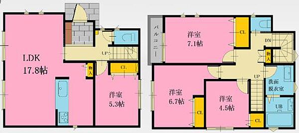 間取りを拡大表示