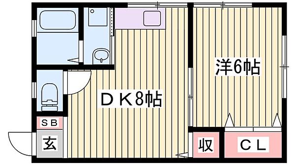 名谷マンション ｜兵庫県神戸市垂水区名谷町(賃貸マンション1DK・3階・37.00㎡)の写真 その1