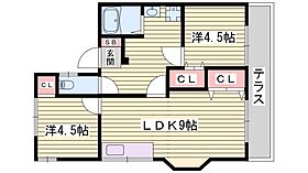 シティハイムオノI  ｜ 兵庫県神戸市西区池上2丁目（賃貸アパート2LDK・1階・43.74㎡） その2