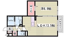 エスペランサ二見　A棟  ｜ 兵庫県明石市二見町西二見駅前2丁目（賃貸アパート1LDK・2階・48.68㎡） その2