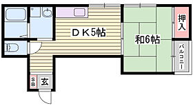 ガーデン・パレス  ｜ 兵庫県明石市西明石町2丁目（賃貸マンション1DK・3階・31.68㎡） その2